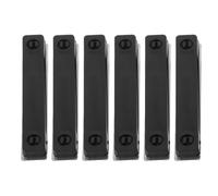 Noir Clips de Fixation pour Moustiquaire, ABS Fer, 6 Pièces | Installation Rapide, Maintien Sécurisé, Conception Mère-garçon Fille, pour Cadres de Fenêtre et Écrans Coulissants