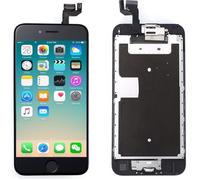 NOIR Complet Ecran LCD pour iphone 6S 4.7"" Vitre Tactile sur Châssis + Bouton Home Caméra Avant Écouteur Grille Pièces