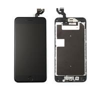 Noir Complet Écran Lcd Vitre Tactile Sur Châssis + Home Caméra + Écouteur Pour Iphone 6s 4.7