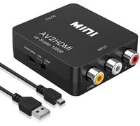 Noir - Convertisseur de signaux vidéo (AV vers HDMI) AV2HDMI av vers hdmi av vers hdmi