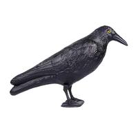 Noir Corbeau Anti Pigeon Balcon Anti Pigeon Anti Oiseaux Effaroucheur Oiseaux Epouvantail a Jardin Repulsif Pigeon Bird Tech Effaroucheur Pigeons Défenseur de Jardin Décoration (Corbeau Noir)