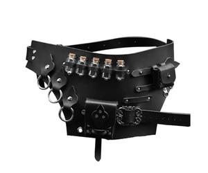 Noir | Corset Renaissance Chevalier, Renaissance Vintage avec Taille