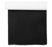 Noir Couverture de Livre Tissu de Reliure Auto-adhésive, en Lin | Surface Tissée Texturée, Application sans Colle, pour Carnets et Vitrines de Comptoir