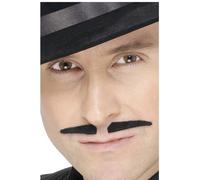 Noir Criminel Tash 1920s 20s 30s 40s Adulte Moustache Déguisement Homme