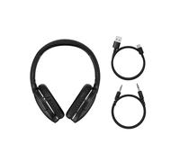(Noir) D02 Pro Casque sans fil Bluetooth 5.3 Casque pliable Casque de sport supra-auriculaire Écouteurs Bluetooth