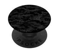 Noir Digital Camo Night Urban Police Camouflage Pattern PopSockets PopGrip Adhésif