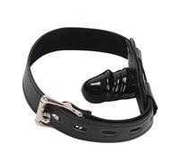 Noir Dildo 5Ø3CM Gag Bouche Bâillon Silicone À verrou Réglable PU Belt | YILUQIFLY Restraint Jeux de Rôle Bouche Ouverte Harnais SUBS BDSM femmes hommes jouets sexuels adultes Fétiche Bondage Penis
