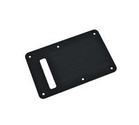 (Noir) Dopro Aluminium Anodisé Moderne ST Strat Plaque Arrière Tremolo Trem Cavity Cover Convient Américain/Mexicain