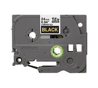 - Noir, doré(e) - Rouleau (2,4 cm) 1 cassette(s) ruban laminé - pour P-Touch PT-1400, 1500, 1600, 1650, 2310, 2430, 2600, 2610, 2700, 2710, 3600,