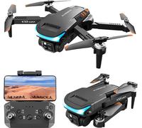 (Noir) Drone ultra léger Drone pliable Quadrocopter Évitement intelligent des obstacles Caméra 4K Transmission vidéo HD Mode headless