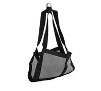Noir Écharpe de Pesée Respirante pour Petits Animaux en Nylon | Ferme de Soins, Usage Intérieur, Deux Poignées Pratiques, Maille Ventilée, pour Furets et Élevage