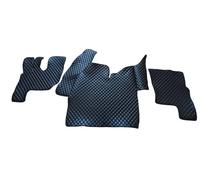 Noir Eco Cuir Tapis + Moteur Housse pour Coté Gauche Renault T Tunnel 2021+ Noir