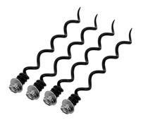 Noir Embout Spiralé Métallique de Rechange, pour Tire-bouchon | Accessoire Vin, Installation Facile, Entrée Douce du Bouchon, pour Entretien des Tire-bouchons et Bouteilles