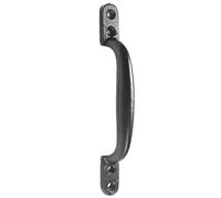 Noir en fonte 15,2 cm/150 mm Hot Lit Poignée + Vis - Porte/abri de jardin/jardin Gate D Pull Poignées