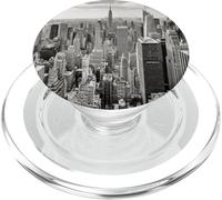 Noir et Blanc Manhattan New York USA Empire State Building PopSockets PopGrip pour MagSafe