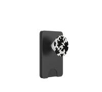 Noir et Blanc Motif Peau de Vache Western Ranch Animal PopSockets PopWallet pour MagSafe