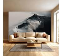 Noir Et Blanc Papier Peint Photo 300 x 210 cm Résumé 3D Murale Papier Peint | Papier Peint Auto-Adhésif, Photo Murale Canevas pour Chambre Salle de Séjour Salle des Enfants Mur de Fond de Télévision