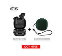 (Noir et Case02) Casque sans fil HT05 ANC 40 dB antibruit Bluetooth 5.2 Casque 6 microphones ENC HD Call TWS Écouteurs