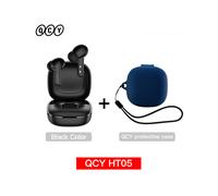 (Noir et Case03) Casque sans fil HT05 ANC 40 dB Écouteur Bluetooth 5.2 à réduction de bruit 6 microphones ENC