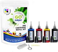 Noir et Couleur pour imprimante CMYK Kit de Recharge de Cartouches d'encre pour imprimantes Brother, Canon, Dell, HP, imprimantes a Jet d'encre Lexmark (par GO