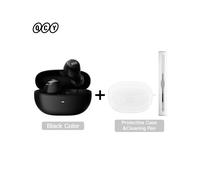 (Noir et étui stylo) Écouteurs sans fil HT07 ANC Écouteurs TWS à réduction de bruit 40 dB 6 micros Appels HD AI