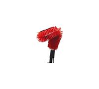 NOIR ET ROUGE 21Lx17lx28H STARLYF Brosse de nettoyage de gouttière flexible VENTEO alimentée à l'eau Brosse de Nettoyage de gouttière toiture Nettoyage des Panneaux solaires