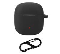 (Noir) étui de protection en silicone anti-rayures avec boucle pour écouteurs sans fil 1MORE Q10