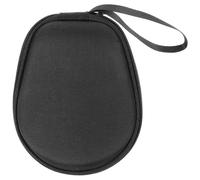 Noir Étui de Rangement Portable en EVA pour Écouteurs, Voyage | Protection Anti-rayures, Style Minimaliste Moderne, pour Bureau, Étudiants, Cartes et Disques Mobiles