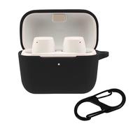 (Noir) étui en silicone lavable anti-poussière pour écouteurs sans fil Sennheiser-CX