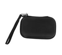 Noir, Étui Portable pour Glucomètre EVA Boîte de Rangement | Appareil Glycémie, Velours, Plusieurs Compartiments et Sections, Sangle Élastique Interne, pour Sorties Courtes
