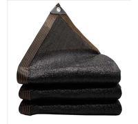 Noir Filet D'Ombrage Renforce ÉPaissir Toile D'Ombrage Thickened Foldable Sunshade pour La Couverture Serre Pergola Lawn Patio Pet House Patio Lawn Piscine Jardinage(8.0x8.0m)