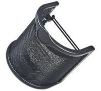 Noir Filtre Anti-pop en Métal Anti-vent, pour Microphone | Double Grille U, Usage Chant et Enregistrement, Protège le Micro, Accessoire Studio Noir