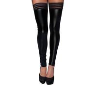 Noir Handmade - Collants Wetlook Transparent Noir - S-3XL