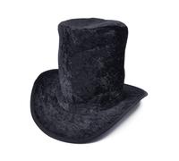 Noir Haut Velours Chapeau Willy Wonka Chapelier Fou Livre Day Déguisement Adulte
