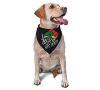 Noir Histoire Mois Chien Bandanas Écharpe pour Animaux De Compagnie Triangle Bavoir Chats Réglable Foulard Accessoires pour Petit Moyen Grand Chiot
