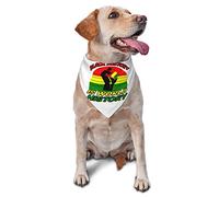 Noir Histoire Mois Chien Bandanas Écharpe pour Animaux De Compagnie Triangle Bavoir Garçon Fille Foulard Réglable Accessoires pour Petit Moyen Grand Chiot