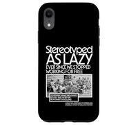Noir HM stéréotypé comme paresseux depuis que nous avons arrêté de travailler Coque pour iPhone XR