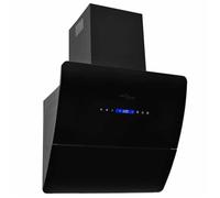 Noir Hotte murale acier inoxydable 756 m³/h 60 cm Noir - Hotte aspirante H18074