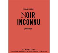 Noir inconnu (wanderer) - Sylvain George - De L'incidence - broché - Poésie