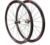 Noir,Jante de vélo de Course 700C, Ensemble de Roues Roue arrière Roue Avant 40 mm Jantes en V, Cassette 8-11 Vitesses moyeu en Fibre de Carbone, Freins V/Frein sur Jante 1900G
