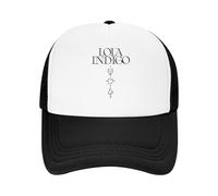 Noir L-Lola Musique Populaire 2025 Indigos Tour Pool Party Maille Casquettes De Baseball Hommes Adulte Mâle Plage Papa Chapeaux Hip Hop Trucker Cap