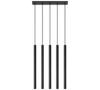 Noir Lampe Suspendue Métal 3-flammig G9 Petera à Manger Salon Pendelleuchte