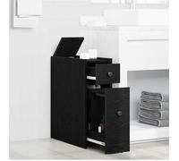 Noir - LEMON® Ensemble de mobilier de salle de bain - grand stockage - MEUBLE WC - Montage mural - chêne Noir - 918 - Soldes