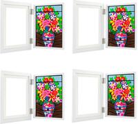 (Noir, lot de 2) Cadre artistique pour enfants, cadre pour enfants avec ouverture frontale, cadre photo A4 modifiable pour les graphiques des enfants, cadre de rangement pour les œuvres d'art peut êtr