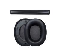 (Noir) Lot de 3 coussinets d'oreille en cuir pour casque Edifier W800BT plus