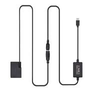 Noir LP-E17 DR-E18 8,4 V 2 A batterie factice avec USB-C