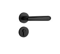 Noir Magnétique Silencieux Anti-vol Serrure de Porte Chambre