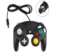 Noir - Manette De Jeu Filaire, Avec Vibration, Compatible Avec Nintendo Wii Gc Classic