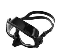 Noir Masque de Plongée sous-Marine à Large Vision en Silicone Adulte | Étanchéité Anti-fuite, Strap Réglable, Design Bas Volume avec Couvre-nez, pour Snorkeling et Récifs