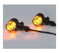 Noir Mat Aluminium LED Café Racer & Custom Moto Clignotants G